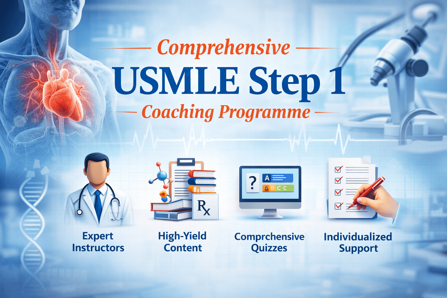Comprehensive USMLE step 1 Coaching Programme